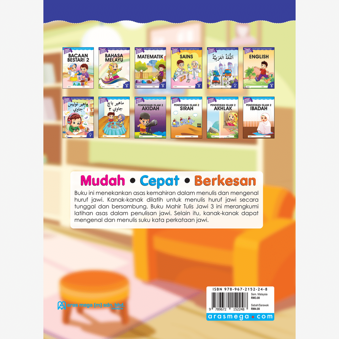 Mahir Tulis Jawi Buku 3 - Image 3