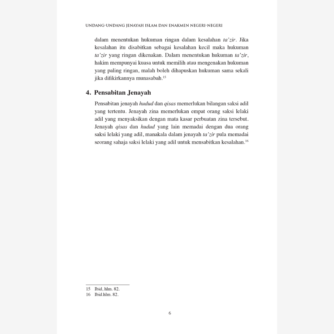 Undang-Undang Jenayah Dalam Islam & Enakmen Negeri - Image 12