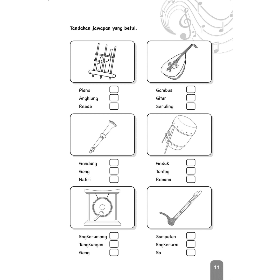 Melodi Malaysia | Buku Aktiviti Siri Kita Anak Malaysia - Image 4