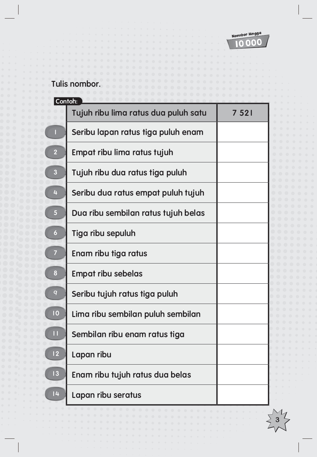 Nombor Hingga 10000 - Image 6